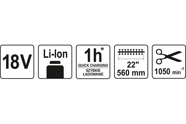  18 V Heckenschere ohne Akku