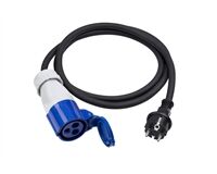Kabeladapter Caravankupplung-Schutzkontaktstecker