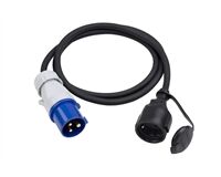 Kabeladapter Caravanstecker-Schutzkontaktkupplung