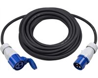 Caravan-Verlängerung, IP44, 250 V, 10 m (schwarz)