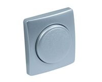 Abdeckung Dimmer Kreta, Drehachse 6 mm (silber)