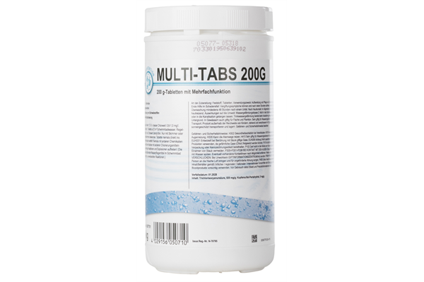 Multi-Tabs 4 Funktionen, 200 g / 1 kg