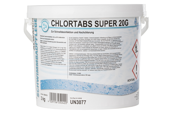  Chlortabs-Super, 20 g / 3 kg