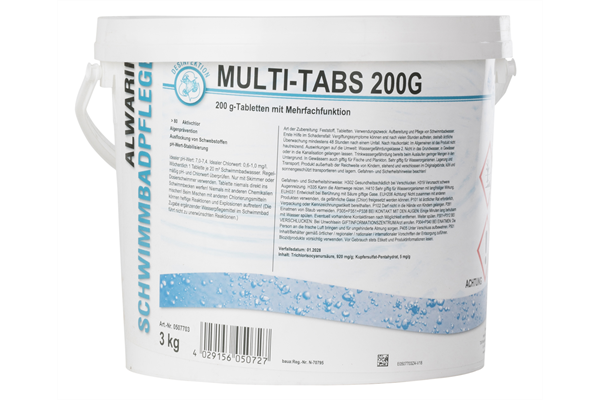  Multi-Tabs 4 Funktionen, 200 g / 3 kg
