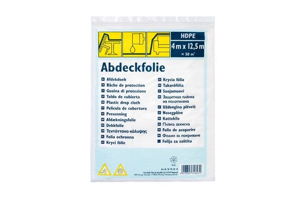  Abdeckplane HDPE, Standard 50 m², 50 m² = 4x12,5 m