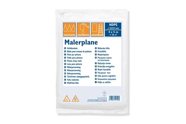  Abdeckplane HDPE, 10 my 20 m² (4 m x 5 m)