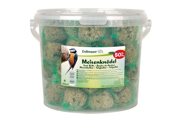  Meisenknödel, mit Netz im Eimer, 50 St.