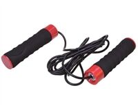 Filmer Springseil mit Gewichtsgriffen, 470 g, 2800 mm (schwarz/rot)