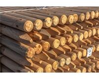 Baum-/ Zaunpfähle KDI, gespitzt, 60x1500 mm (braun)