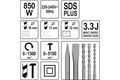  Schlagbohrschrauber, 850 W, 1300 1/min