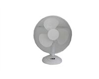 Tischventilator, 3 Stufen, 45 W, Ø 40 cm (weiß)