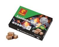 Flash Anzündwürfel, 32 Würfel, geschnitten aus Holz & Wachs