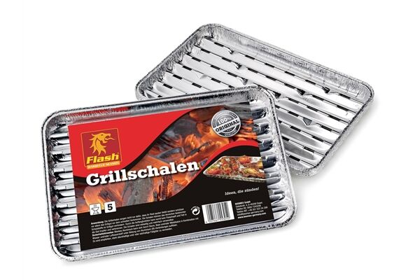 Flash Grillschalen, Aluminium, 34,5 x 23 cm