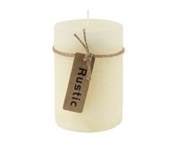 Kerze Rustic, Ø 7 x 10 cm (Wohliges Cremeweiß)