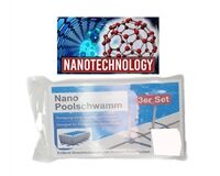 3 tlg. Poolschwamm Nano Set, 11 x 6,5 x 2 cm