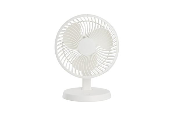  Tischventilator mit Akku, 3 Stufen, Ø 17 cm