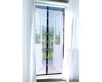 EASYmaxx Moskitonetz Magic Klick Tür 90x210cm (schwarz)