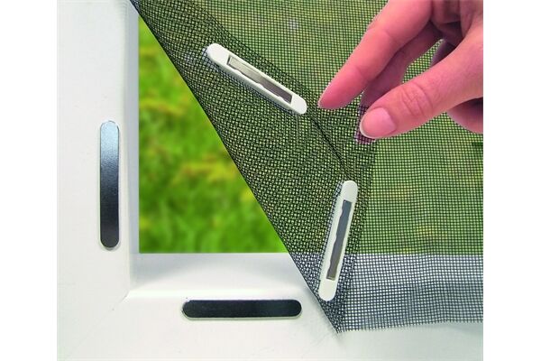  EASYmaxx Moskitonetz Magic Klick Fenster 150x130cm