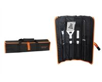4 tlg. Grillbesteck Set inkluive Tasche