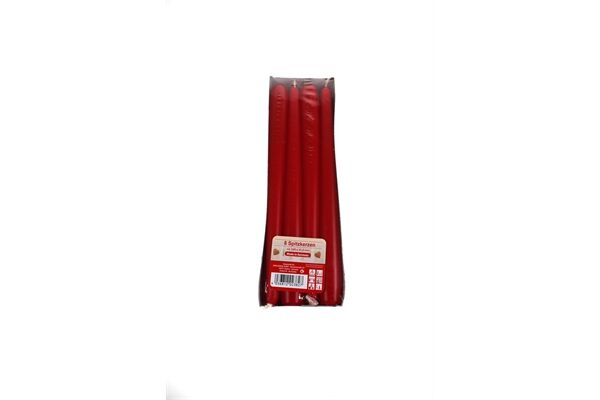 Spitzkerzen, Ø 23,5 x 245 mm, 8 St.