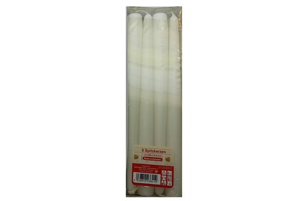  Spitzkerzen, Ø 23,5 x 245 mm, 8 St.