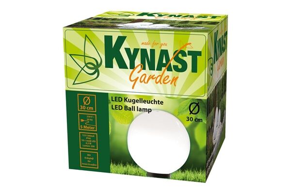  Leuchtkugel mit Zuleitung, Erdspieß, LED, Ø 30 cm