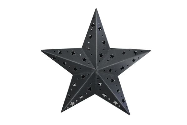  Metallstern mit Teelichthalter, 55 x 17 x 58 cm