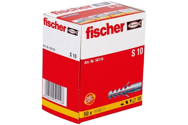 Fischer Dübel fischer Dübel, S 10, 50 St.