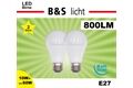  LED-Lampe, 2er-Set, 10 W, A60, E27