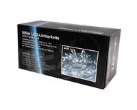 Lichterkette LED, KW, 60 m (transparent)