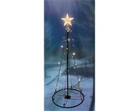 Lichterbaum mit Stern, 106 LEDs, 1,80 m
