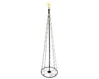 Lichterbaum mit Stern, 2,40 m, 154 LEDs