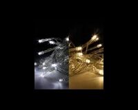 Lichterkette, Timer, Batterie, 30 LEDs, WW, 4,55 m