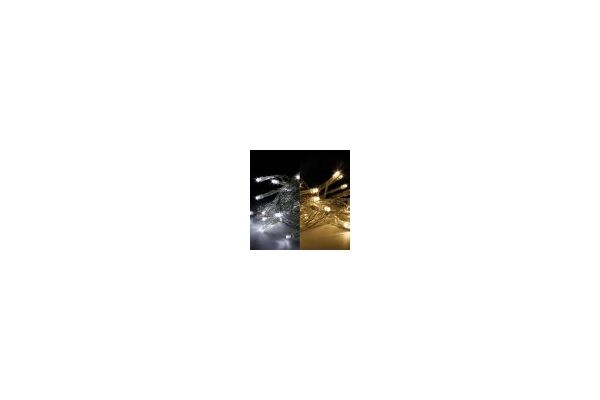  Lichterkette, Timer, Batterie, 30 LEDs, WW, 4,55 m