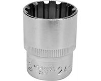 Steckschlüssel Spline 1/2", SW 24 mm