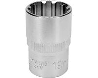 Steckschlüssel Spline 1/2", SW 19 mm