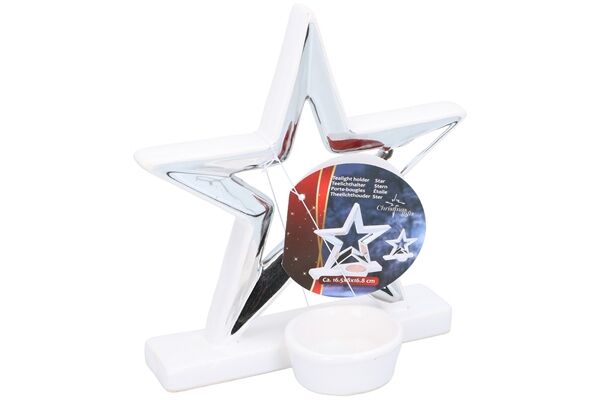 X-Mas Teelichthalter, 16,8 cm