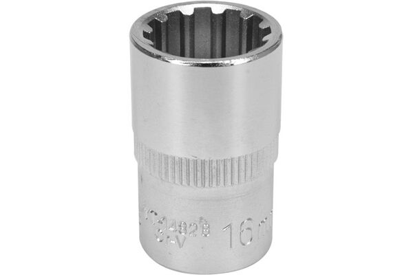  Steckschlüssel Spline 1/2", SW 16 mm