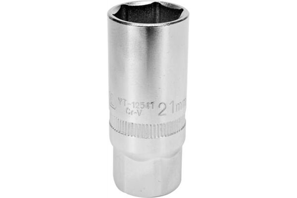  Steckschlüssel für Zündkerzen. 1/2", SW 21 mm