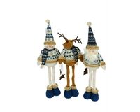 3 tlg.Weihnachtsfigur, 55 cm