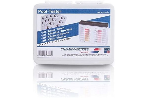  Pool-Tester, geblistert