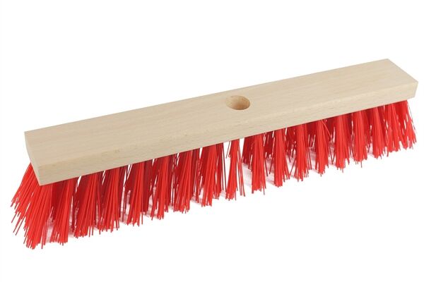  Straßenbesen, Holzkörper, roh, 40 cm