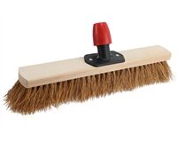 Saalbesen Holzkörper, roh, Kokosborsten, 40 cm