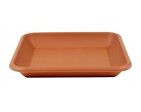 Untersetzer Quadratisch, 28 cm (terrakotta)