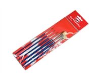 Pinsel-Set, Holzgriff, 6 St.