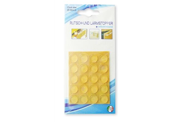  Rutsch-/ Lärmstopper 13x4 mm, 20 St.