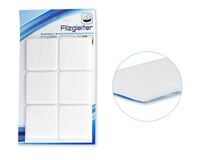Moebel-/Filzgleiter, quadrat, 5 cm (weiß)