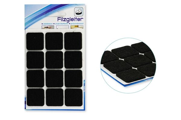  Moebel-/Filzgleiter, quadrat, 3,5 cm