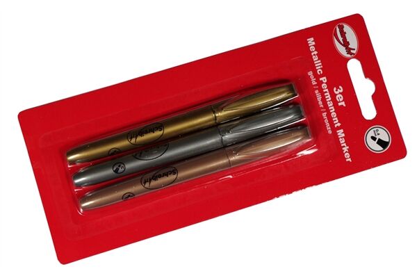 Metallic Permanent Marker, 3er