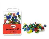 Reisszwecken, 100 Stk. (bunt)